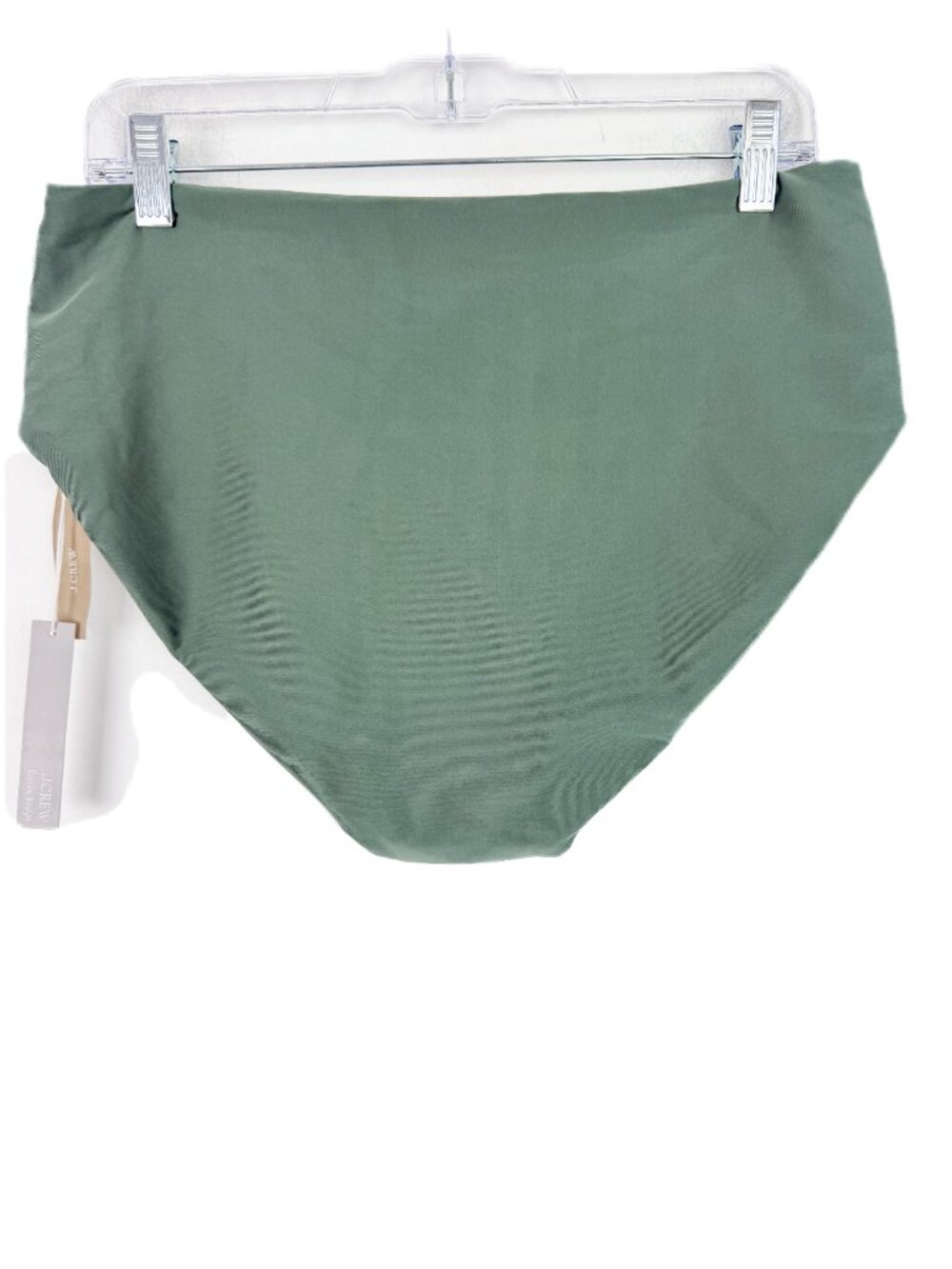 NWT J. Crew Hallie Bikini Bottom in Classic Sculpt Simply Sage Green Size XL NEW - Picture 7 of 8